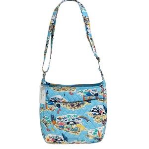 Vera Bradley XL Crossbody Shoulder Bag Purse Beach Treasures NEW